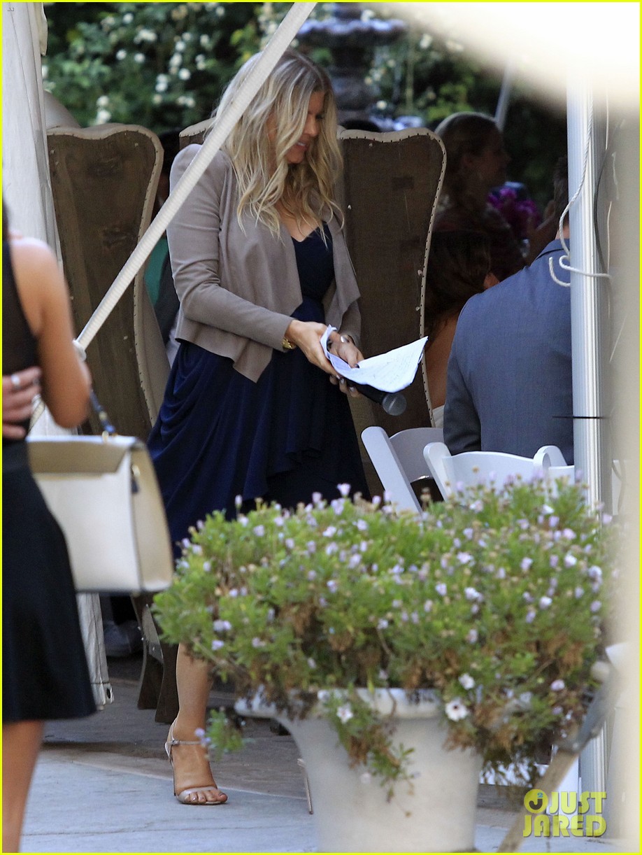 Pregnant Fergie Sister's Wedding with Josh Duhamel Photo 2860126
