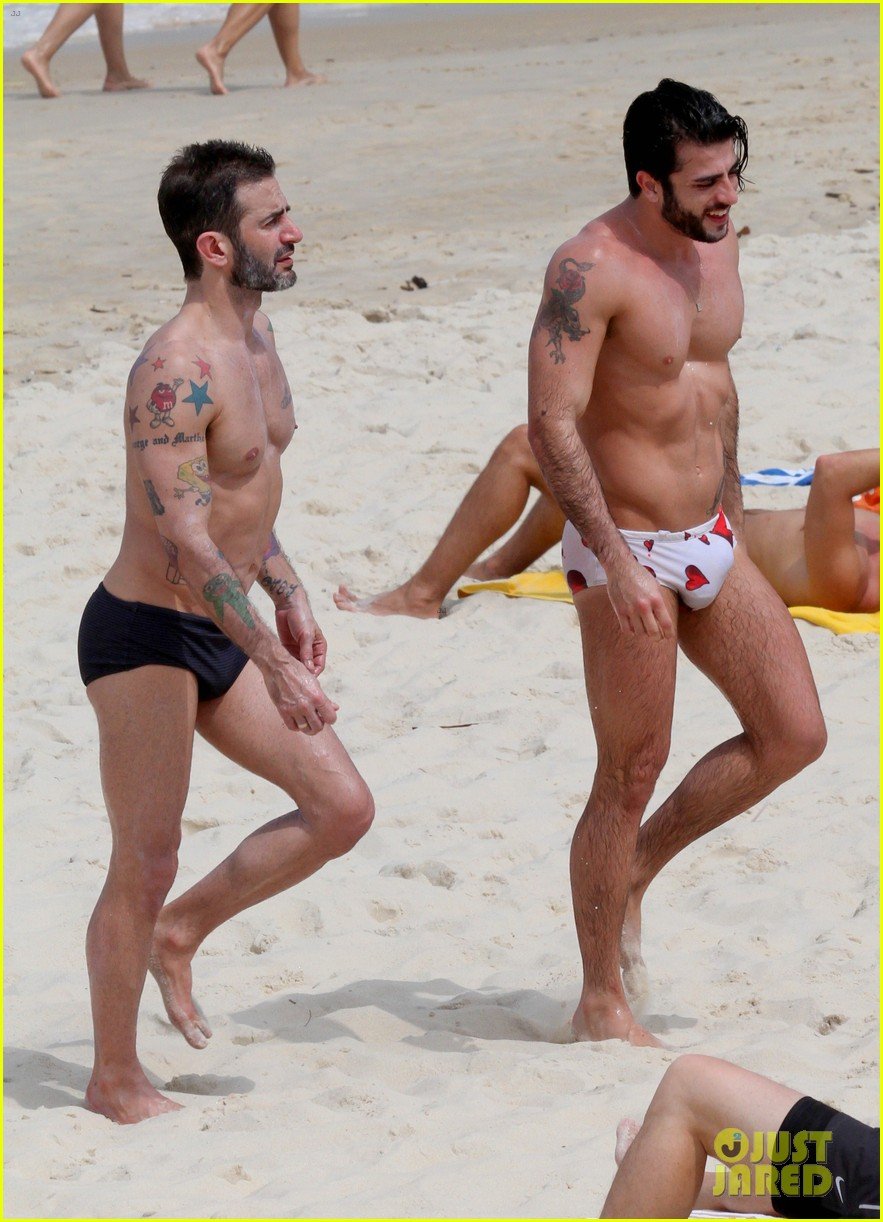 Marc Jacobs & Harry Louis: Shirtless Speedo PDA in Rio! marc jacobs har...