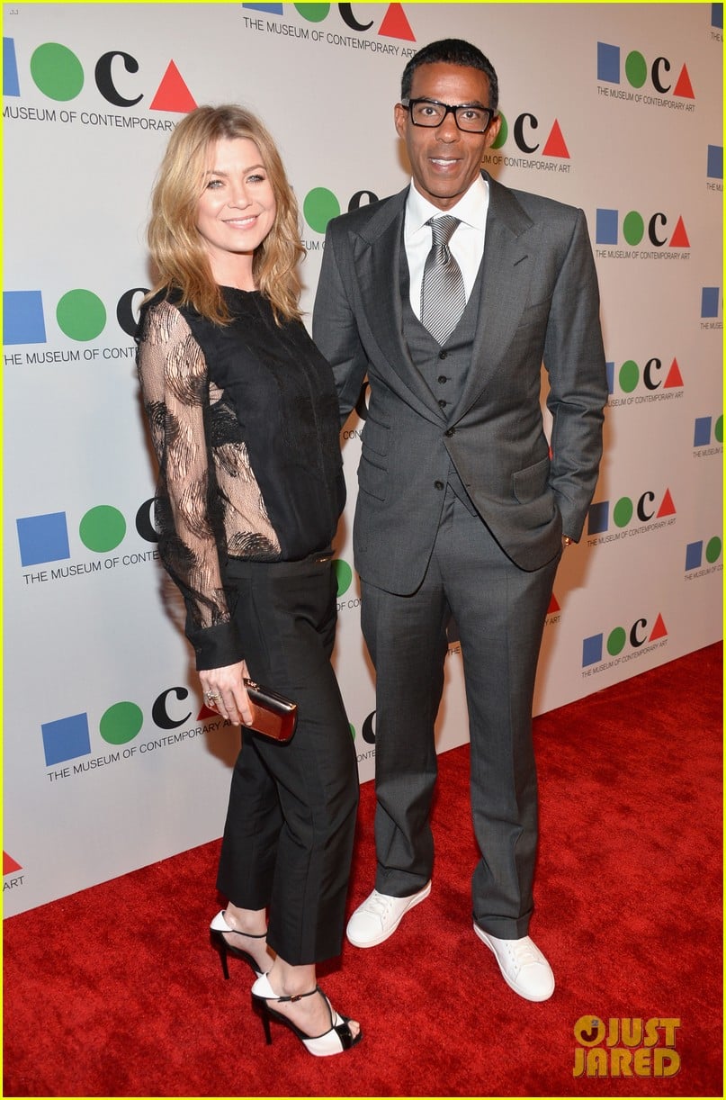 Ellen Pompeo MOCA Gala 2013 with Chris Ivery! Photo 2854596 Chris(02)