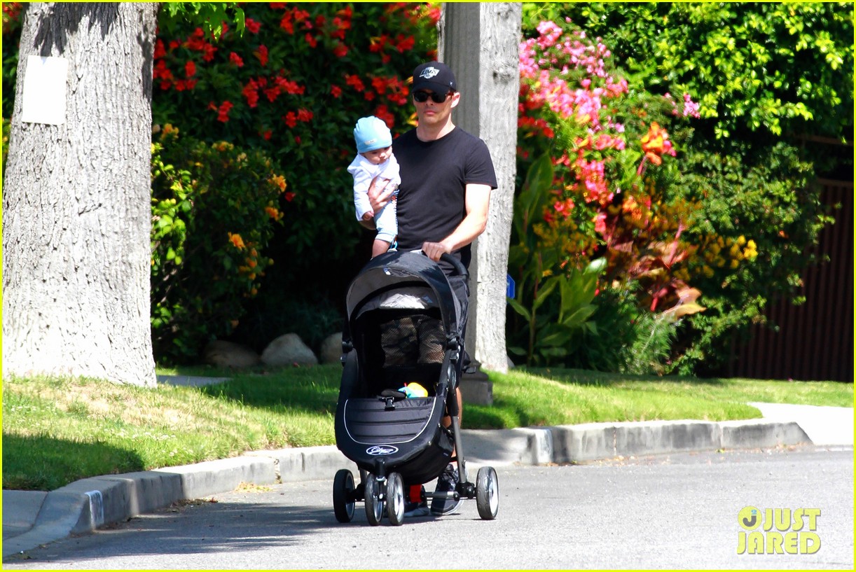 James Marsden Walks with Son William Luca Photo 2879160 Celebrity