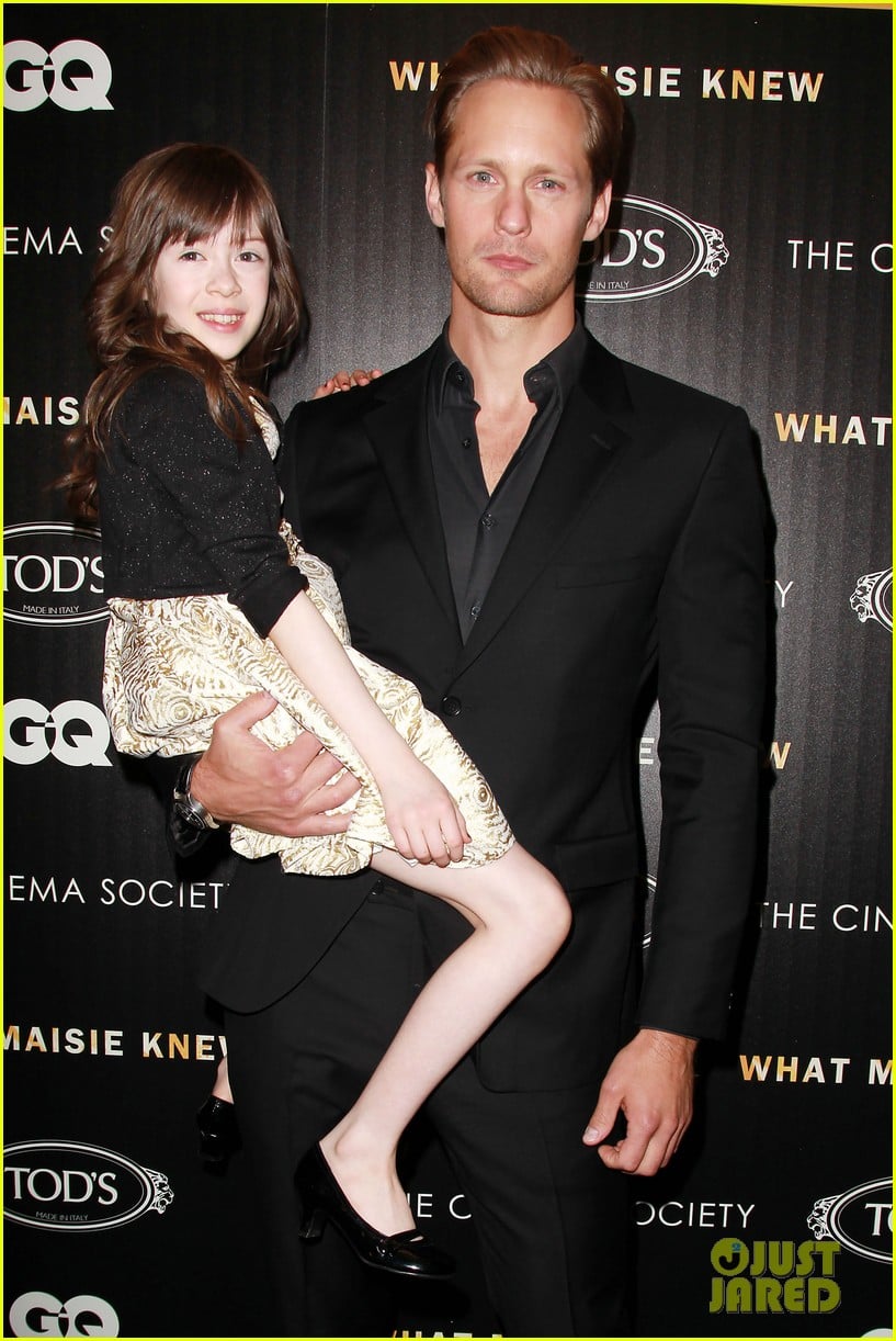 Alexander Skarsgard & Julianne Moore 'What Maisie Knew' Screening