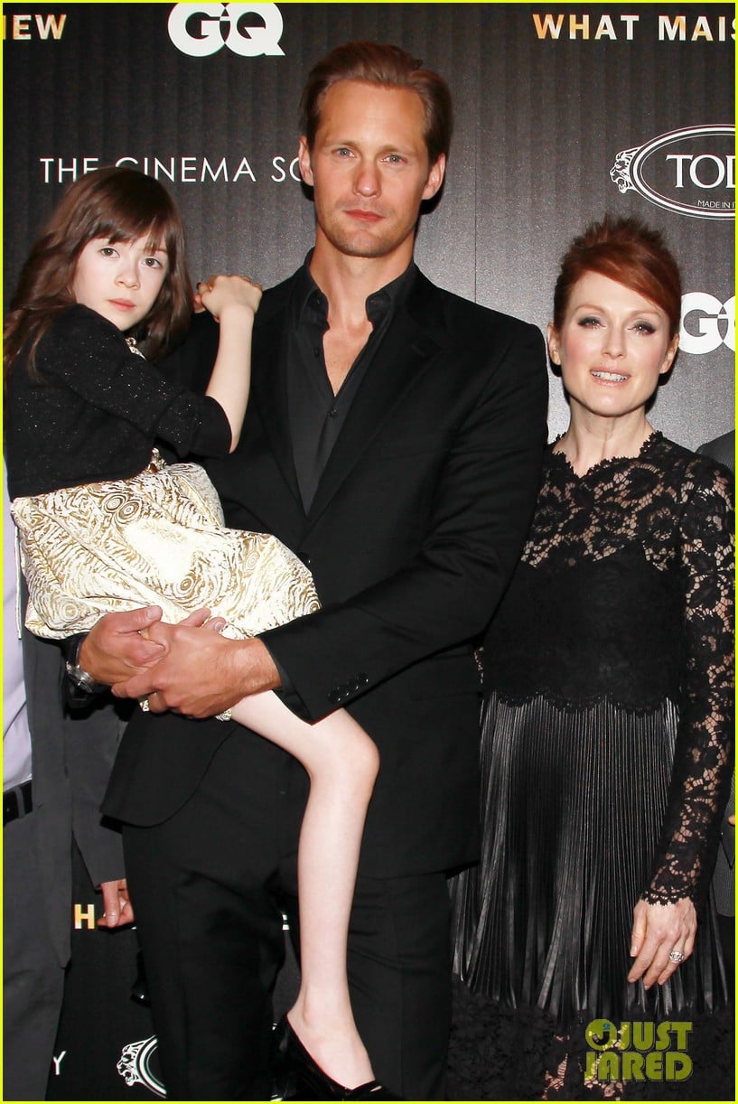 Alexander Skarsgard & Julianne Moore 'What Maisie Knew' Screening