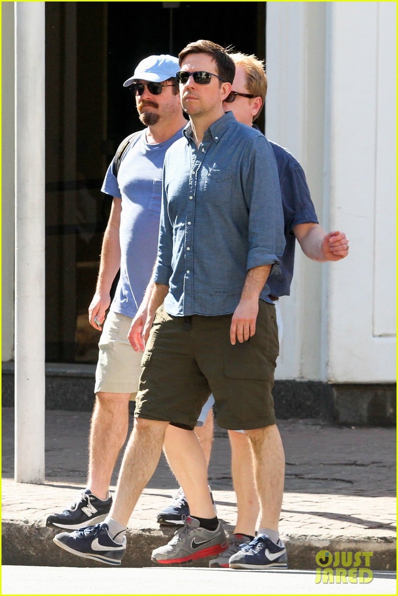 Zach Galifianakis & Ed Helms Shirtless Beach Day with Bradley Cooper