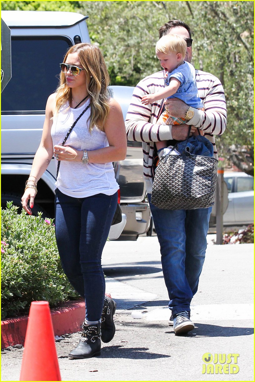 Hilary Duff & Mike Comrie Father's Day Weekend with Luca! Photo