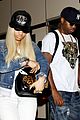 nicki minaj safaree samuels denim lax arrival 02