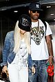 nicki minaj safaree samuels denim lax arrival 04