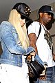 nicki minaj safaree samuels denim lax arrival 09