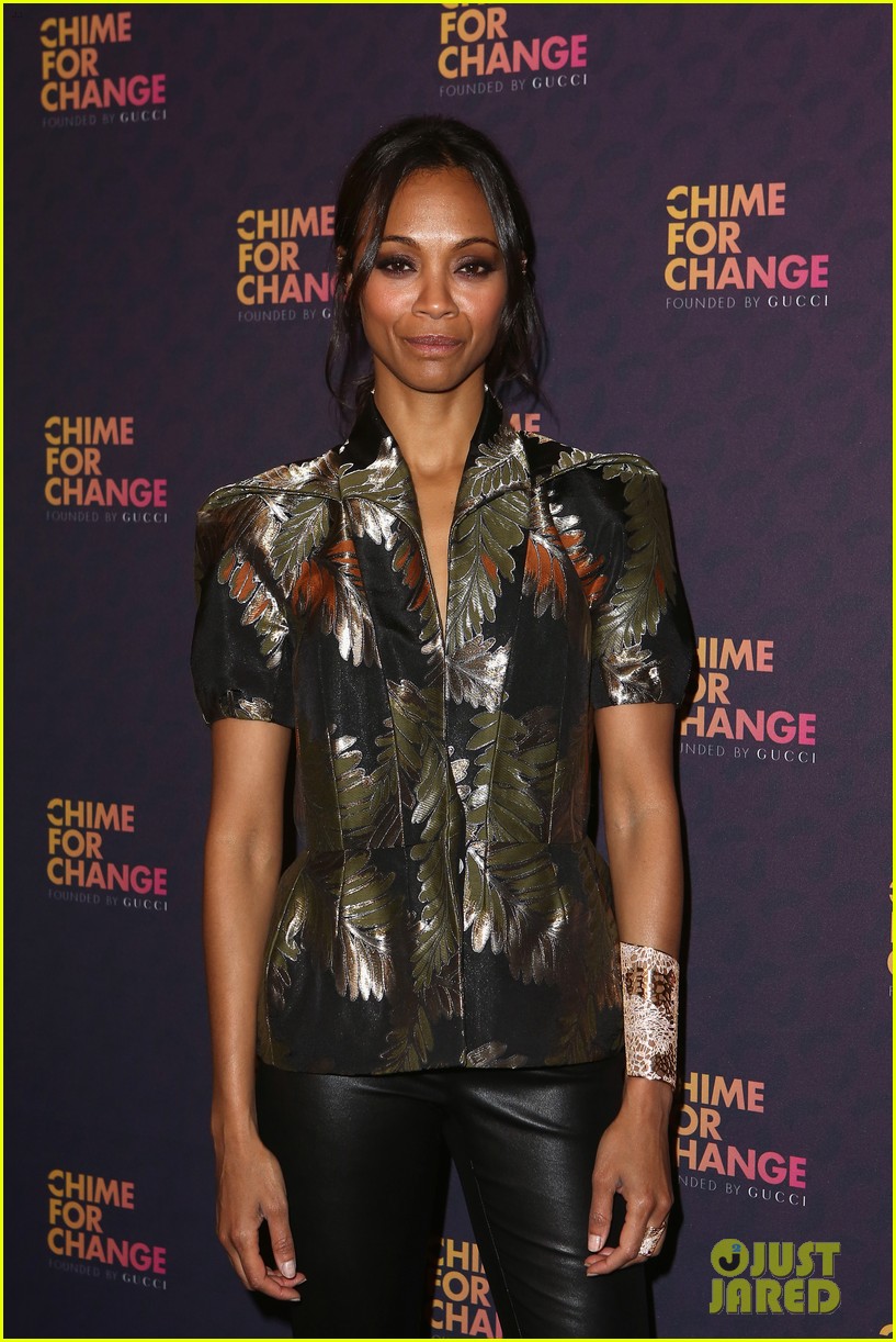 Zoe Saldana & Thandie Newton: Chime for Change Concert!: Photo 2882108