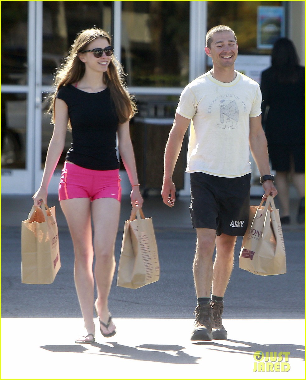 Shia LaBeouf Mia Goth Stock Up For Summer Weekend Photo 2895809 