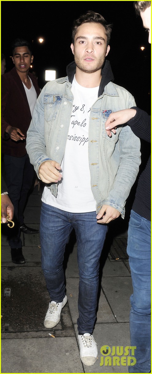 Ed Westwick Celebrates Birthday at 3 Cromwell in London!: Photo 2899985