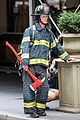 matt bomer fire fighter on white collar set 17