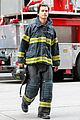 matt bomer fire fighter on white collar set 19