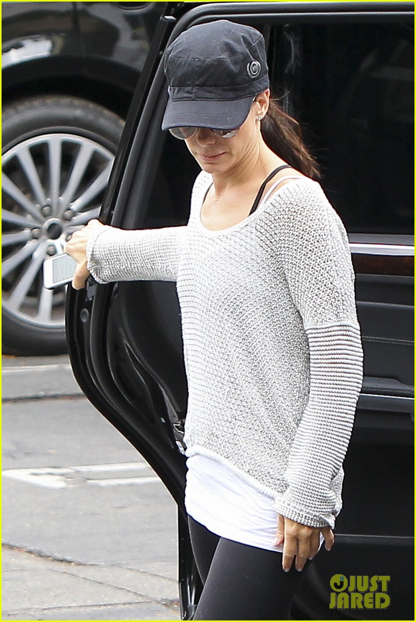 Sandra Bullock Celebrates 49th Birthday with Son Louis!: Photo 2917786