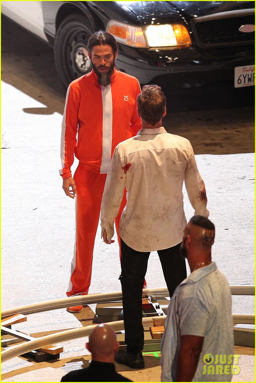 Brooklyn Decker & Chris Pine Film 'Stretch' at Night Photo 2910868