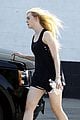 elle fanning dance studio workout 02