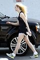 elle fanning dance studio workout 05