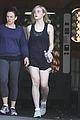 elle fanning dance studio workout 06