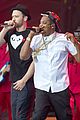 justin timberlake jay z perform at wireless festival 02