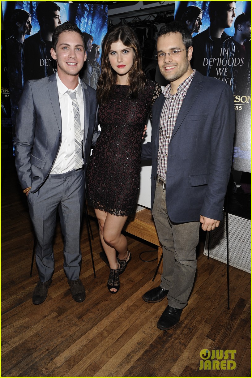 Logan Lerman & Alexandra Daddario 'Percy Jackson' Hamptons Premiere