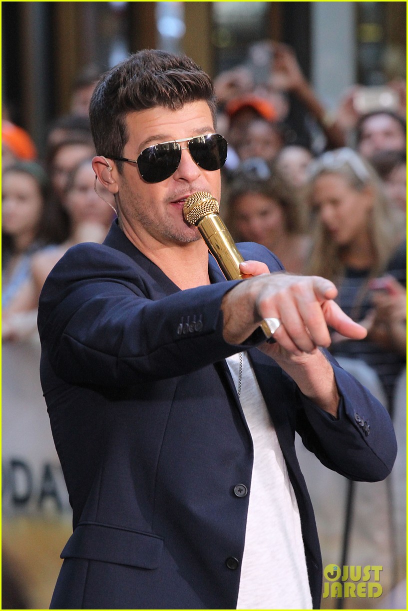 Robin Thicke Addresses 'Blurred Lines' Controversy on 'Today' Photo 2920105 Robin Thicke