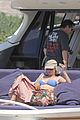 uma thurman bikini music boat ride 05