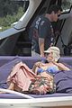uma thurman bikini music boat ride 13