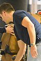 jensen ackles touches down at lax with danneel justice 02