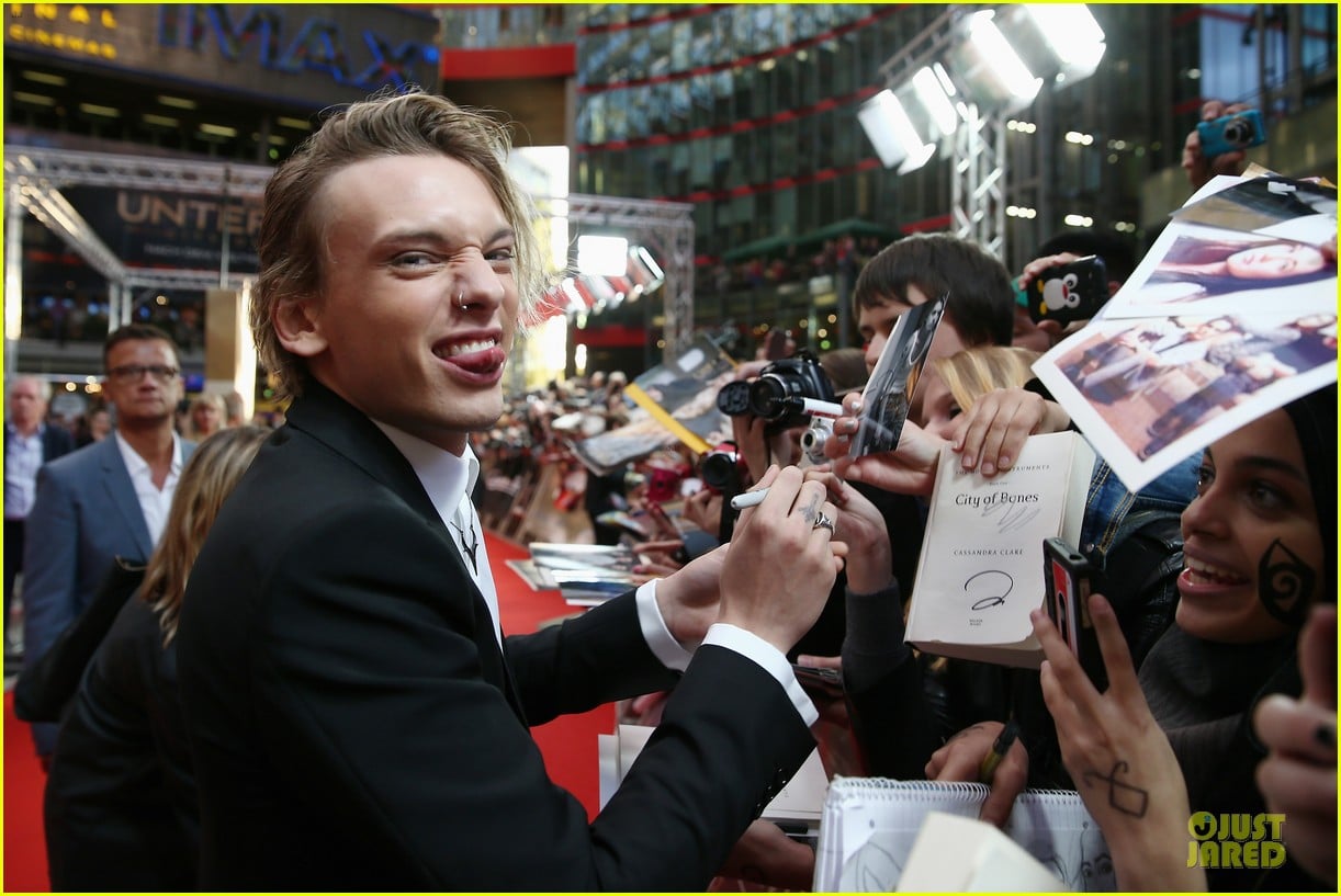 lily collins jamie campbell bower city of bones berlin premiere 222934372