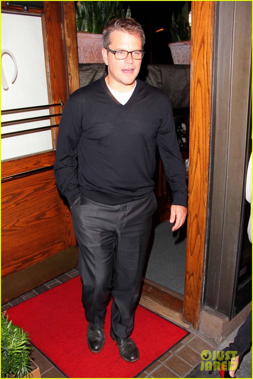 Matt Damon: Madeo Dinner with Wife Luciana!: Photo 2926527 | Luciana