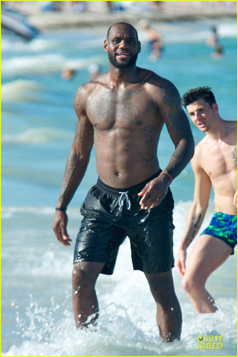 LeBron James: Shirtless Nike Commercial Shoot! lebron james shirtless nike ...