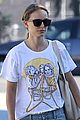 natalie portman wears big star band tee to walk whiz 02
