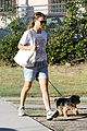 natalie portman wears big star band tee to walk whiz 10