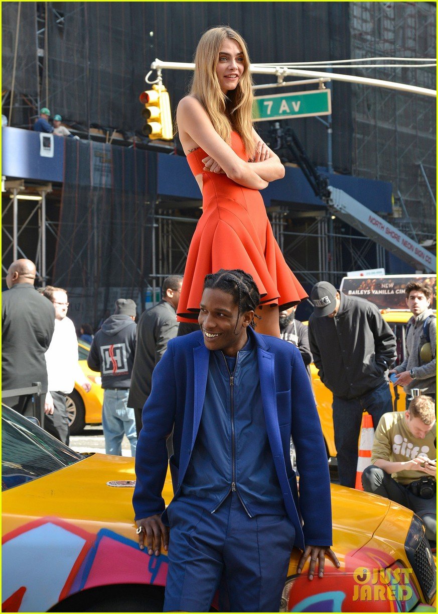 Cara Delevingne: DKNY Shoot with A$AP Rocky & Jourdan Dunn!: Photo