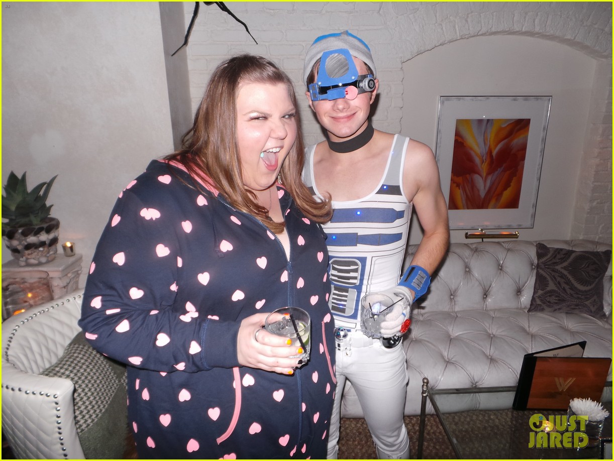 Chris Colfer & 'Glee' Cast: Matthew Morrison's Halloween Party!: Photo