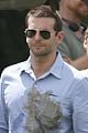 bradley cooper wears dirty shirt sports shorter haircut 01