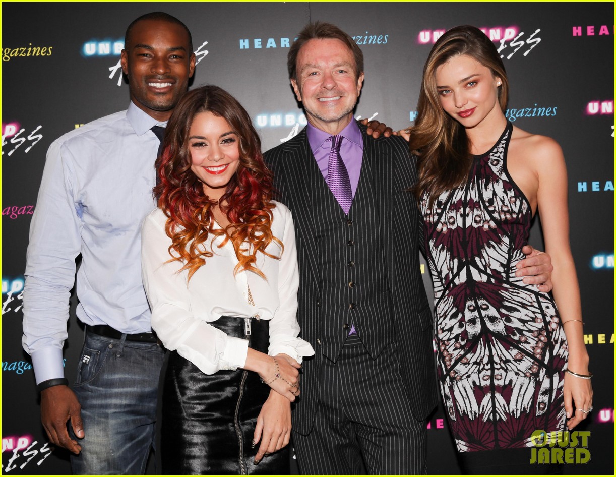 Vanessa Hudgens: Multi-Colored Hair for Hearst Event with Miranda Kerr