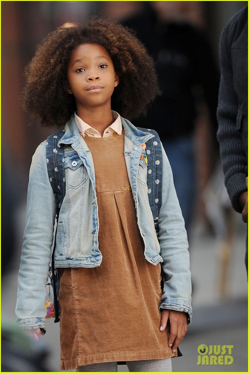 Jamie Foxx & Quvenzhane Wallis 'Annie' Filming with a Pup! Photo