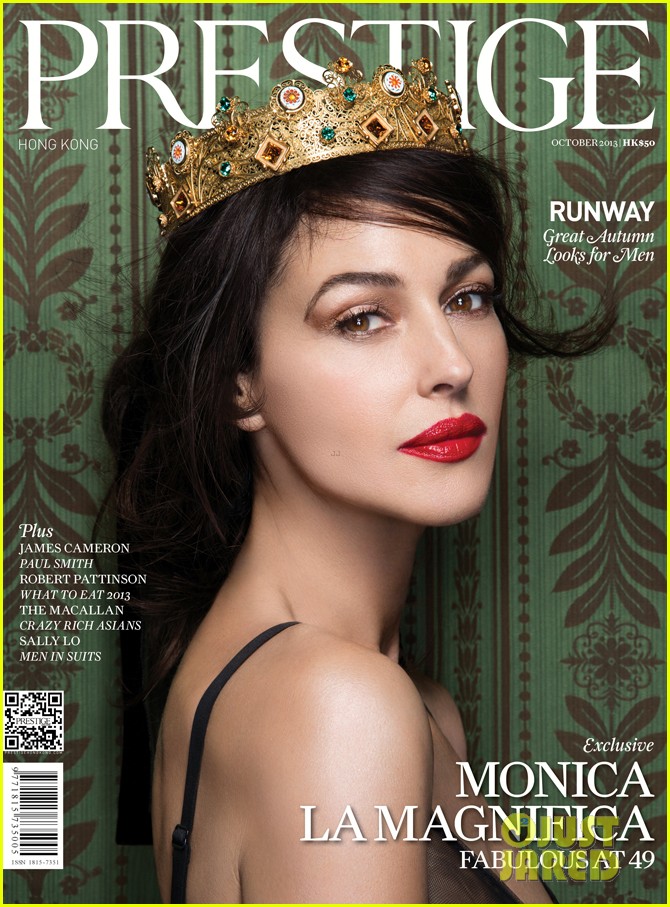 Monica Bellucci Covers 'Prestige Hong Kong' October 2013: Photo 2968408