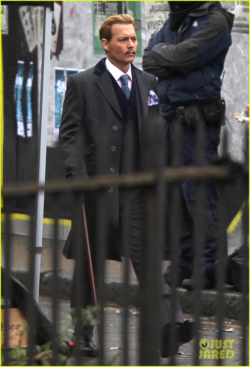 Johnny Depp Begins Filming 'Mortdecai' in London!: Photo 2990232