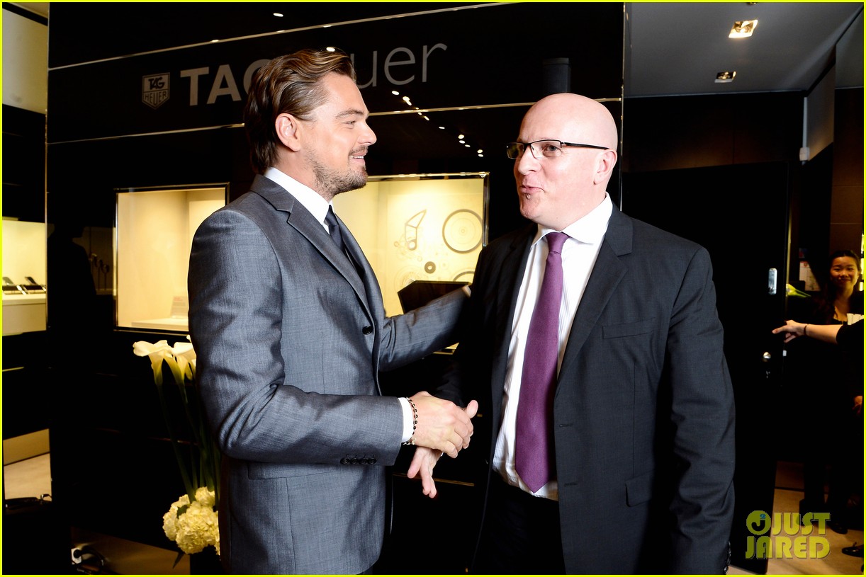 Leonardo DiCaprio TAG Heuer Boutique Opening in Paris! Photo 2987071