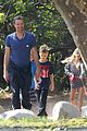 chris martin stroll with kids after kanye west concert 01