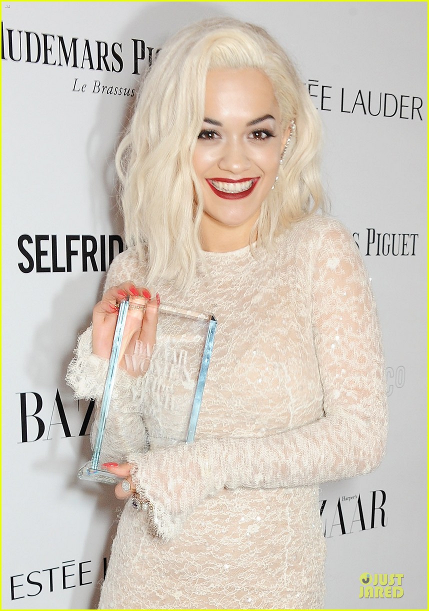 Rita Ora Wins Musician of the Year at Harper's Bazaar Women of the Year