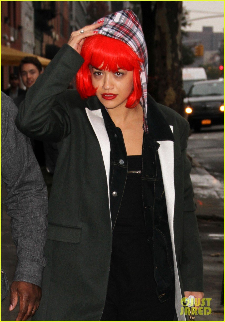 Photo: rita ora wears red wig for halloween in new york city 02 | Photo