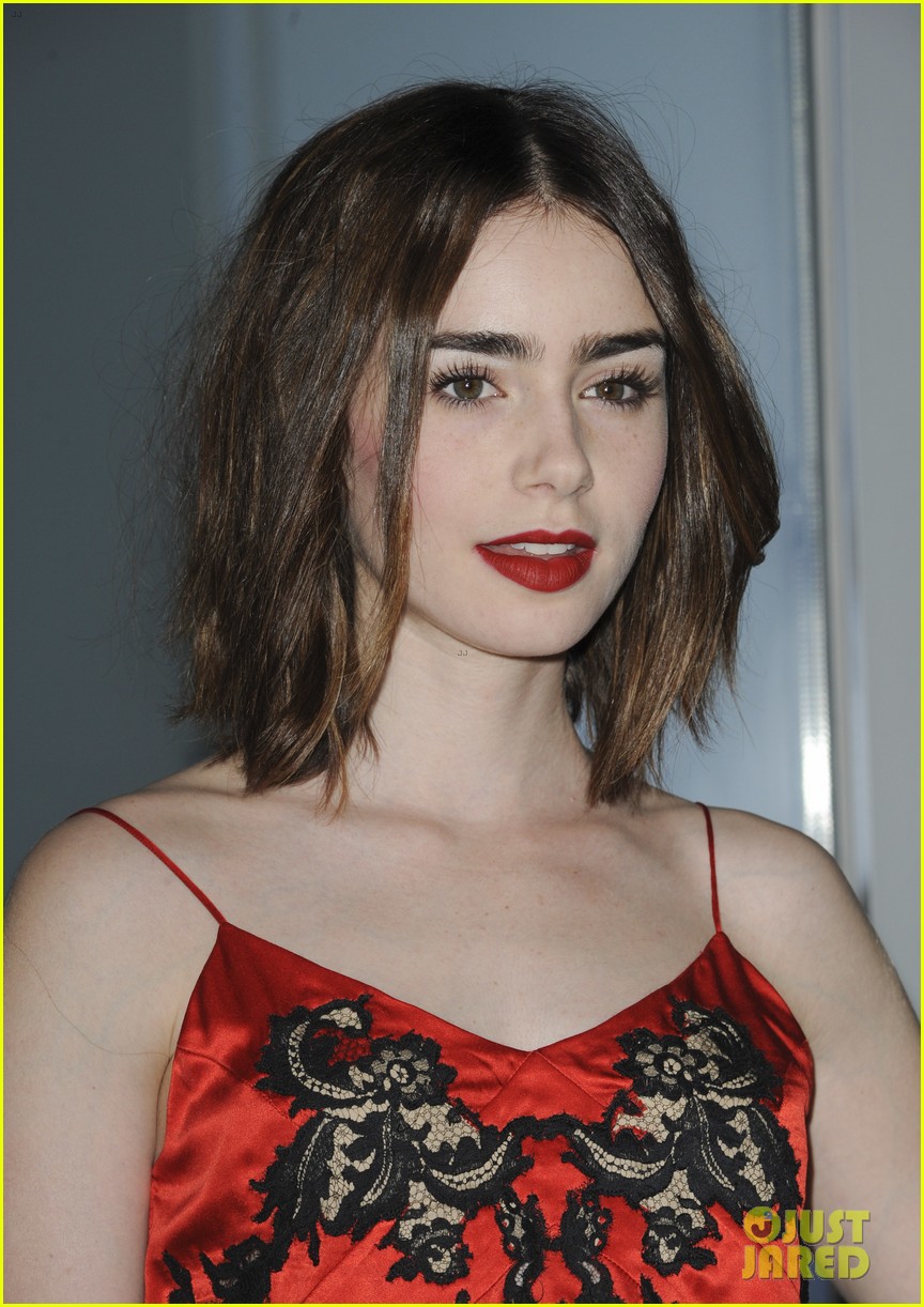 Photo: selena gomez lily collins flaunt magazine party pair 13 | Photo