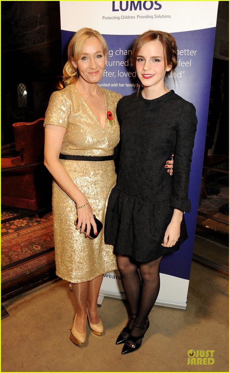 Emma Watson: 'Harry Potter' Reunion with J.K. Rowling!: Photo 2989212