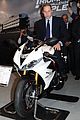 prince william receives gift at motorcycle live show 11