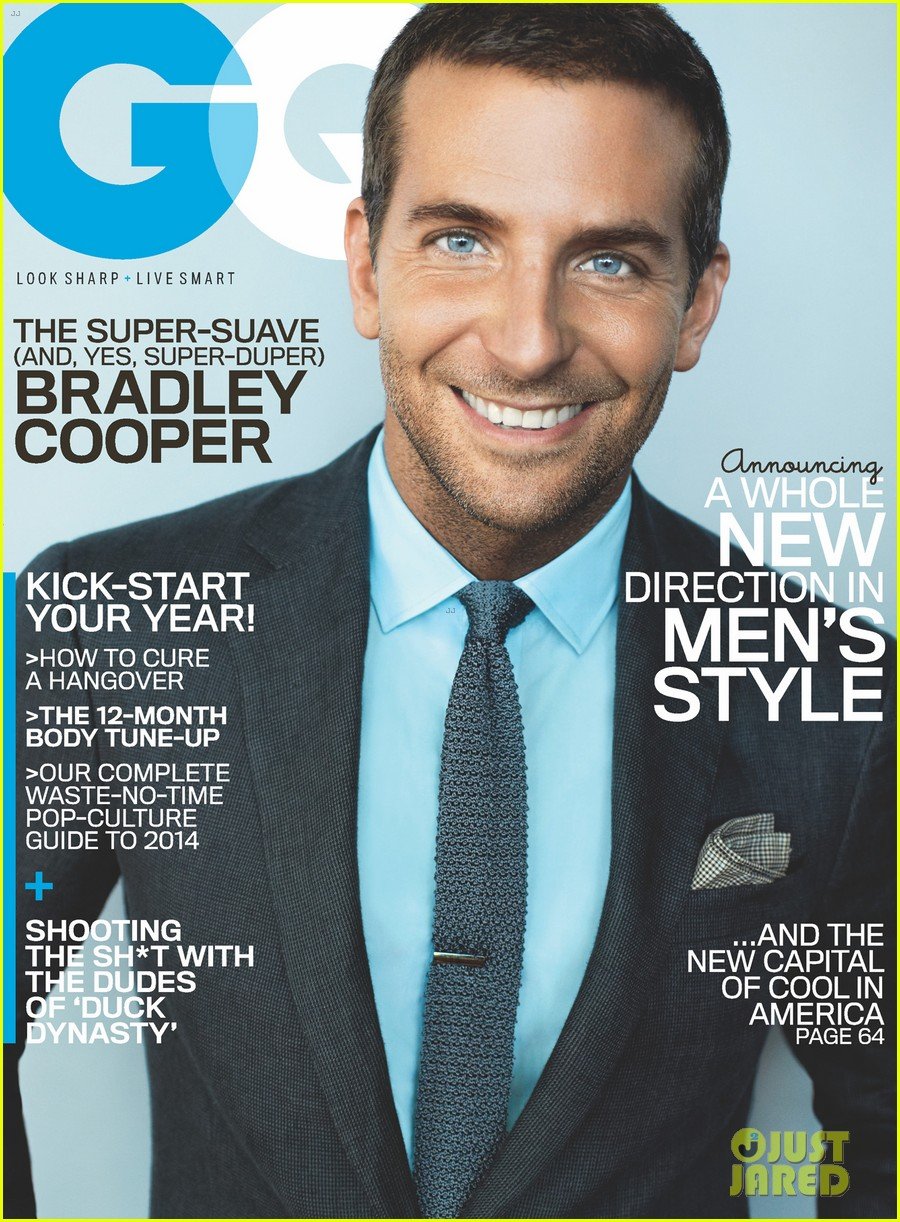 Bradley Cooper Covers Gq January 2014 Photo 3013174 Bradley Cooper Magazine Pictures Just Jared