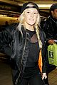 ellie goulding sports perforated top for lax departure 02