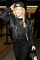 ellie goulding sports perforated top for lax departure 04
