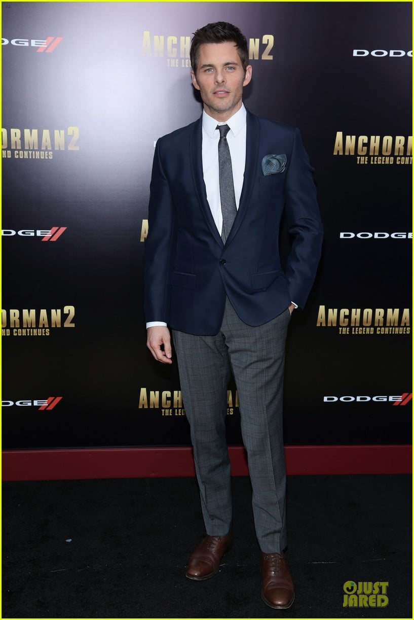 James Marsden & Will Ferrell 'Anchorman 2' NYC Premiere! Photo 3012614 James Marsden, Paul